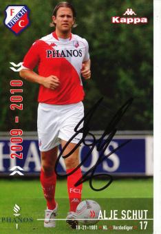 Alje Schut  FC Utrecht  Fußball Autogrammkarte  original signiert 