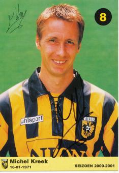 Michel Kreek  Vitesse Arnheim  Fußball Autogrammkarte  original signiert 