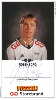 Jan Derek Sörensen   Rosenborg Trondheim Fußball Autogrammkarte  original signiert 