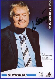 Josef Schnusenberg  FC Schalke 04  Fußball Autogramm Foto original signiert 