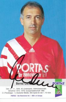 Bernd Cullmann  Portas Fußball Autogrammkarte original signiert 