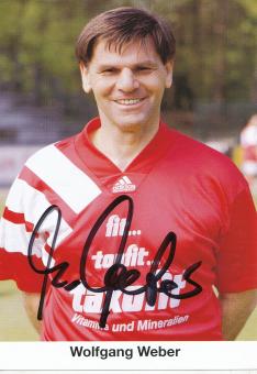 Wolfgang Weber  Taxofit  Fußball Autogrammkarte original signiert 