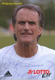 Wolfgang Overath  Lotto Elf  Fußball Autogrammkarte original signiert 