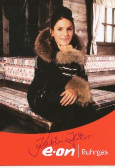 Kathrin Hitzer  Biathlon  Autogrammkarte original signiert 
