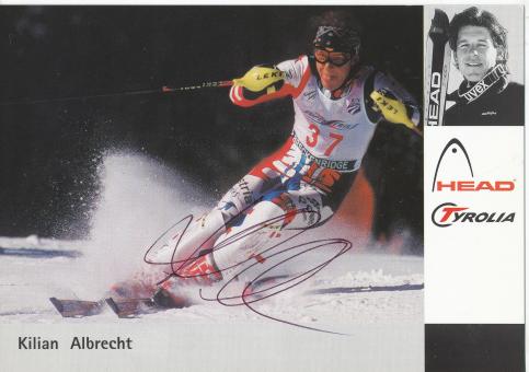 Kilian Albrecht  Österreich  Ski Alpin Autogrammkarte original signiert 