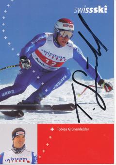 Tobias Grünenfelder  CH   Ski Alpin Autogrammkarte original signiert 