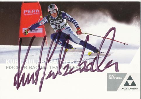 Kurt Sulzenbacher  ITA  Ski Alpin Autogrammkarte original signiert 