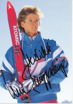 Ulrike Stanggassinger  Ski Alpin Autogrammkarte original signiert 
