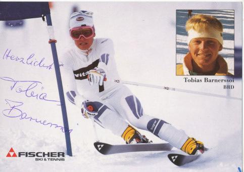 Tobias Barnerssoi  Ski Alpin Autogrammkarte original signiert 