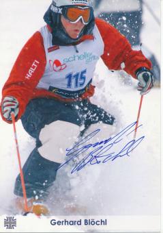 Gerhard Blöchl  Ski Freestyle Alpin Autogrammkarte original signiert 