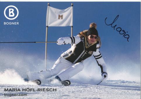 Maria Riesch   Ski Alpin Autogrammkarte original signiert 