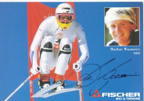 Markus Wasmeier    Ski Alpin Autogrammkarte original signiert 
