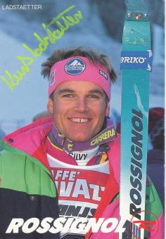 Konrad Kurt Ladstätter  Ski Alpin Autogrammkarte original signiert 