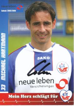 Michael Hartmann  FC Hansa Rostock 2005/2006 Fußball Autogrammkarte original signiert 