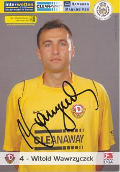 Witold Wawrzyczek  Dynamo Dresden 2005/06 Fußball Autogrammkarte original signiert 