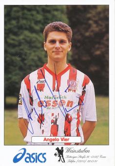 Angelo Vier  Rot Weiß Essen  Fußball Autogrammkarte original signiert 