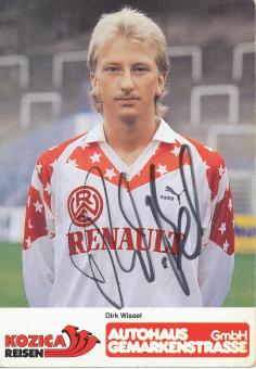 Dirk Wissel  Rot Weiß Essen 1989/90  Fußball Autogrammkarte original signiert 