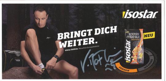 Viktor Röthlin  Schweiz Leichtathletik  Autogrammkarte original signiert 