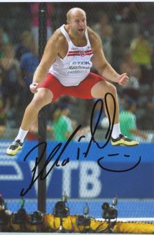 Piotr Malachowski  Polen  Leichtathletik Autogramm Foto original signiert 