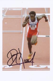 Dayron Robles  Kuba   Leichtathletik Autogramm Foto original signiert 