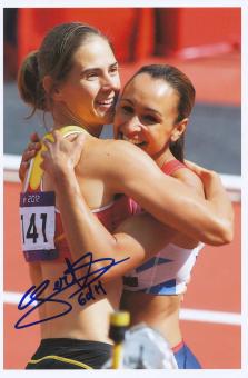 Sara Aerts  Belgien   Leichtathletik Autogramm Foto original signiert 