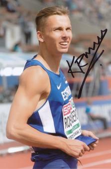 Kristjan Rosenberg  Estland  Leichtathletik Autogramm Foto original signiert 