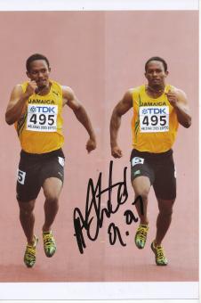 Michael Frater  Jamaika  Leichtathletik Autogramm Foto original signiert 