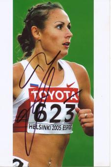 Yuliya Chizhenko  Rußland  Leichtathletik Autogramm Foto original signiert 