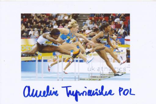 Aurelia Trywianska  Polen  Leichtathletik Autogramm Foto original signiert 