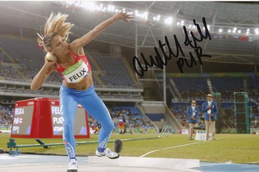Alysbeth Felix  Puerto Rico  Leichtathletik Autogramm Foto original signiert 