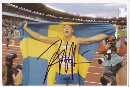 Johan Wissman  Schweden  Leichtathletik Autogramm Foto original signiert 