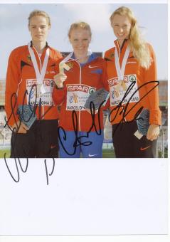Medaillengewinner Stabhochsprung  EM 2010 Leichtathletik Autogramm 13x18 cm Foto original signiert 