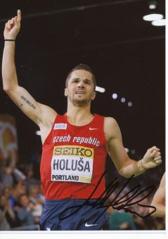 Jakub Holusa  Tschechien  Leichtathletik Autogramm 13x18 cm Foto original signiert 