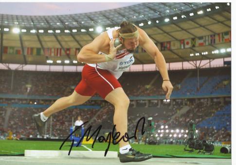 Tomasz Majewski  Polen  Leichtathletik Autogramm 13x18 cm Foto original signiert 