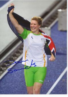 Dani Samuels  Australien  Leichtathletik Autogramm 13x18 cm Foto original signiert 