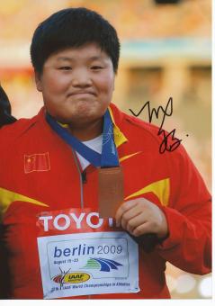Nadine Kleinert  BRD  Leichtathletik Autogramm 13x18 cm Foto original signiert 