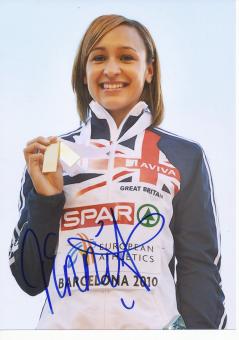 Jessica Ennis   Großbritanien  Leichtathletik Autogramm 13x18 cm Foto original signiert 