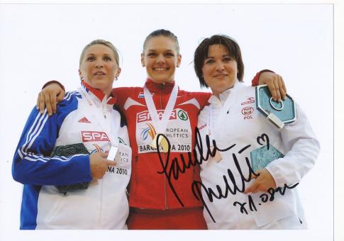 Sandra Perkovic  Kroatien  Leichtathletik Autogramm 13x18 cm Foto original signiert 