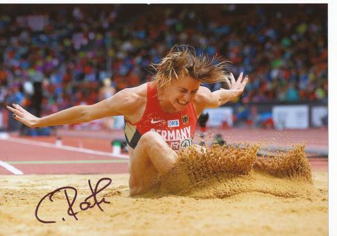 Claudia Rath   BRD  Leichtathletik Autogramm 13x18 cm Foto original signiert 