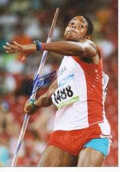 Yordanis Garcia  Kuba  Leichtathletik Autogramm 13x18 cm Foto original signiert 