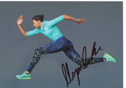 Morgan Lake  Großbritanien  Leichtathletik Autogramm 13x18 cm Foto original signiert 