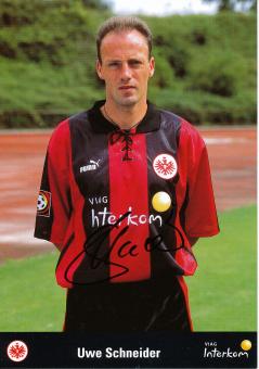 Uwe Schneider  1999/2000  Eintracht Frankfurt  Fußball Autogrammkarte original signiert 