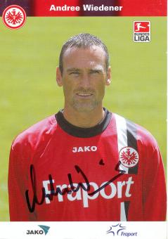 Andree Wiedener  2005/2006 Eintracht Frankfurt  Fußball Autogrammkarte original signiert 