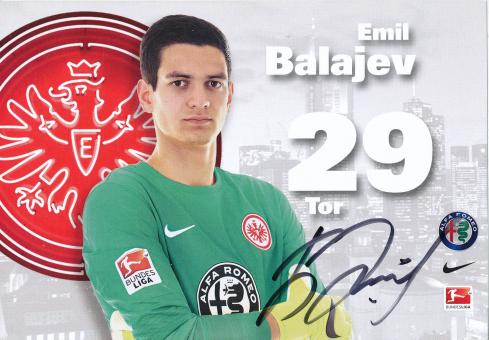 Emil Balajev   2015/2016  Eintracht Frankfurt  Fußball Autogrammkarte original signiert 