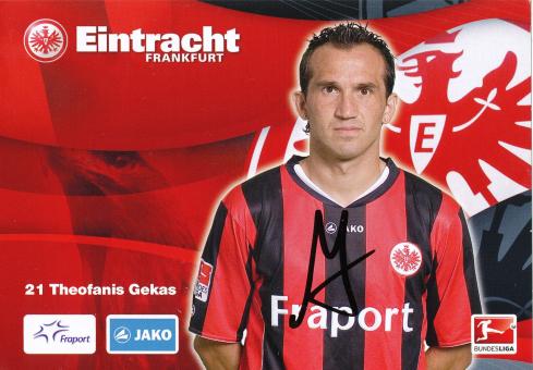 Theofanis Gekas  2010/2011  Eintracht Frankfurt  Fußball Autogrammkarte original signiert 