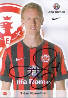 Jan Rosenthal  2014/2015  Eintracht Frankfurt  Fußball Autogrammkarte original signiert 