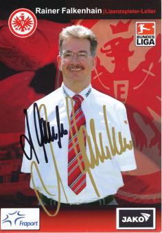 Rainer Falkenhain  2007/2008   Eintracht Frankfurt  Fußball Autogrammkarte original signiert 