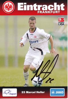 Marcel Heller  2009/2010   Eintracht Frankfurt  Fußball Autogrammkarte original signiert 