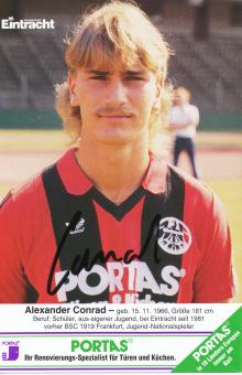 Alexander Conrad  1985/1986  Eintracht Frankfurt  Fußball Autogrammkarte original signiert 