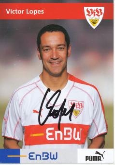Victor Lopes  VFB Stuttgart Fußball Autogrammkarte original signiert 